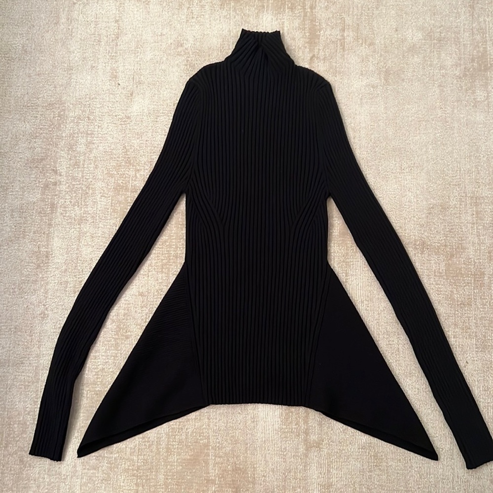 Wolford Mantella Rib-knit sweater size M